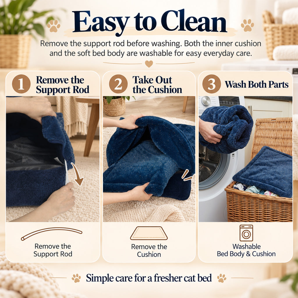 GGIB Cozy Cat Cave Bed