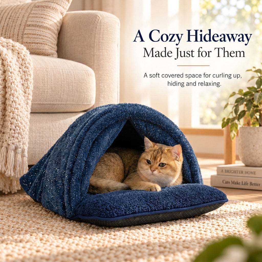 GGIB Cozy Cat Cave Bed