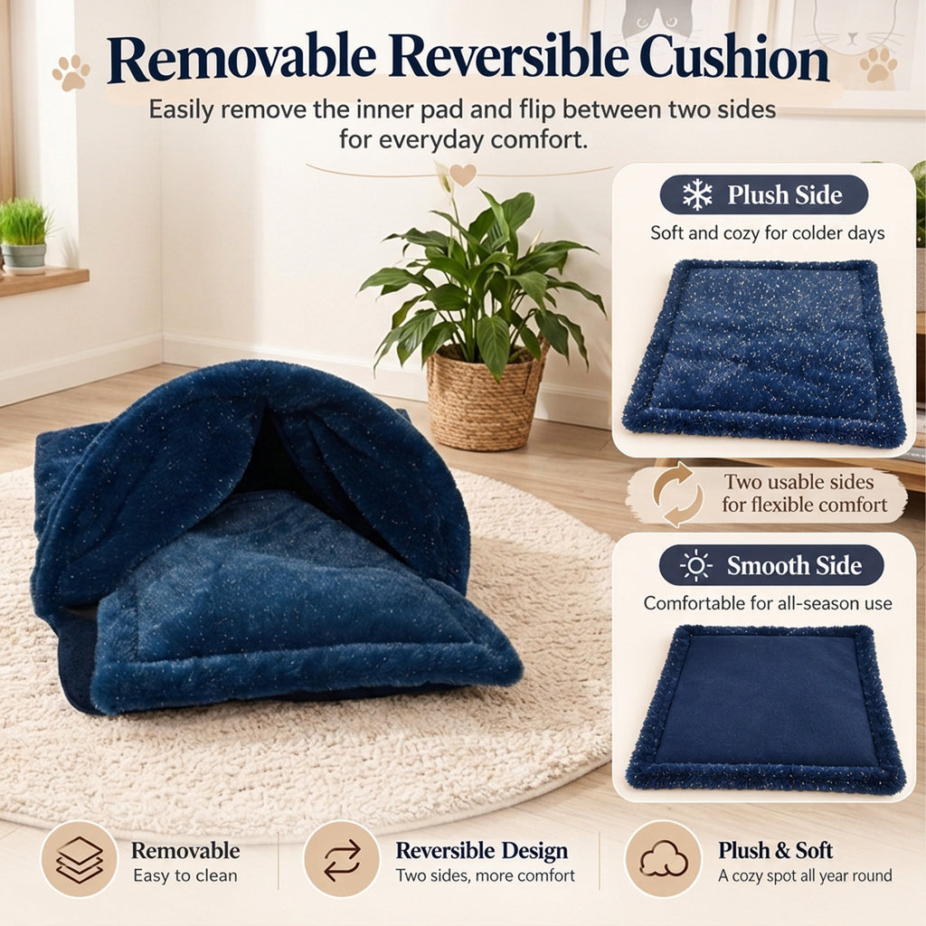 GGIB Cozy Cat Cave Bed