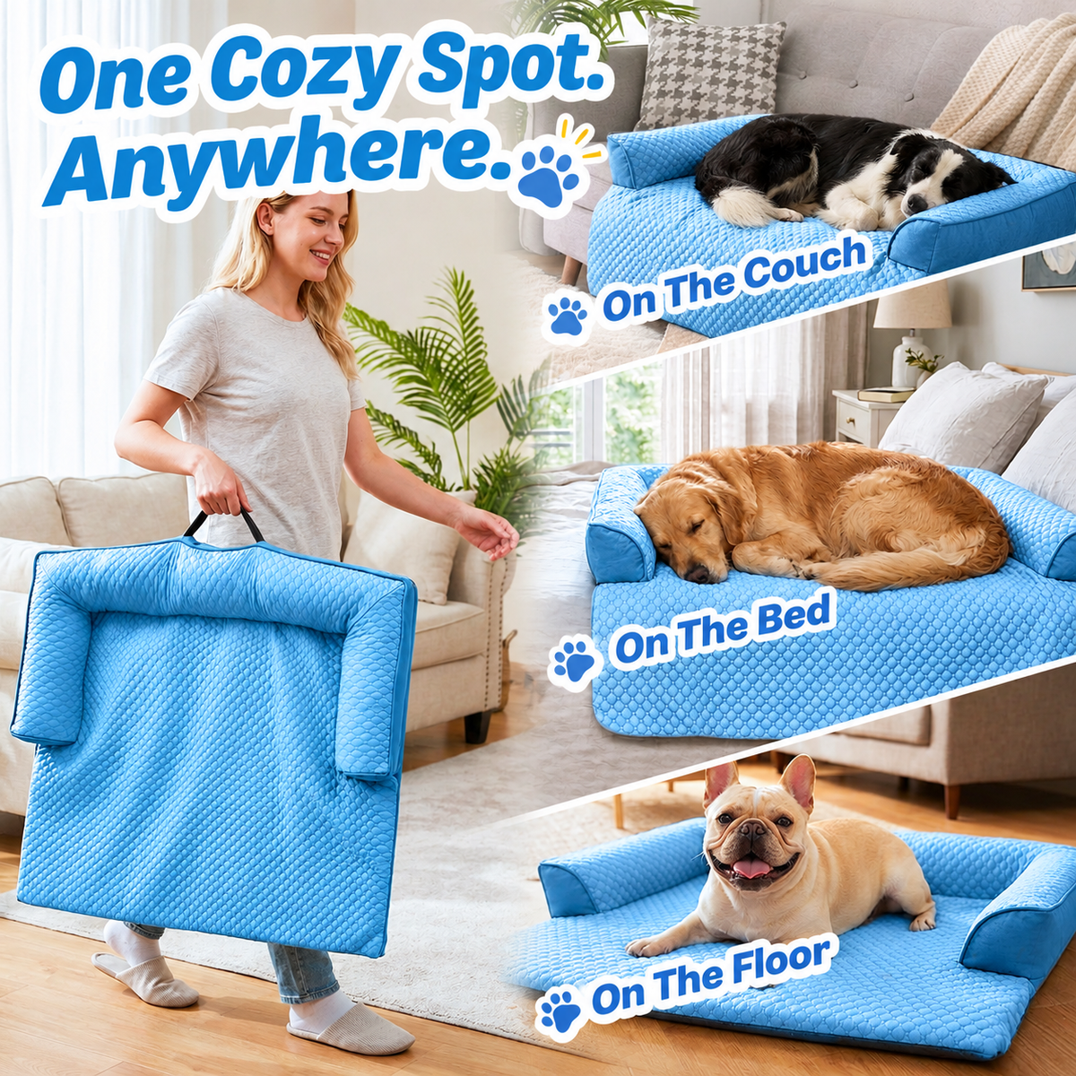 GGIB Cozy Couch Dog Bed